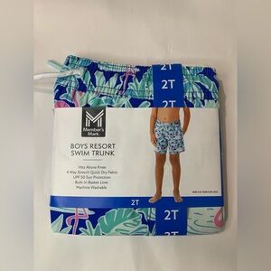 Members Mark Boys Swim Trunk Size 2T